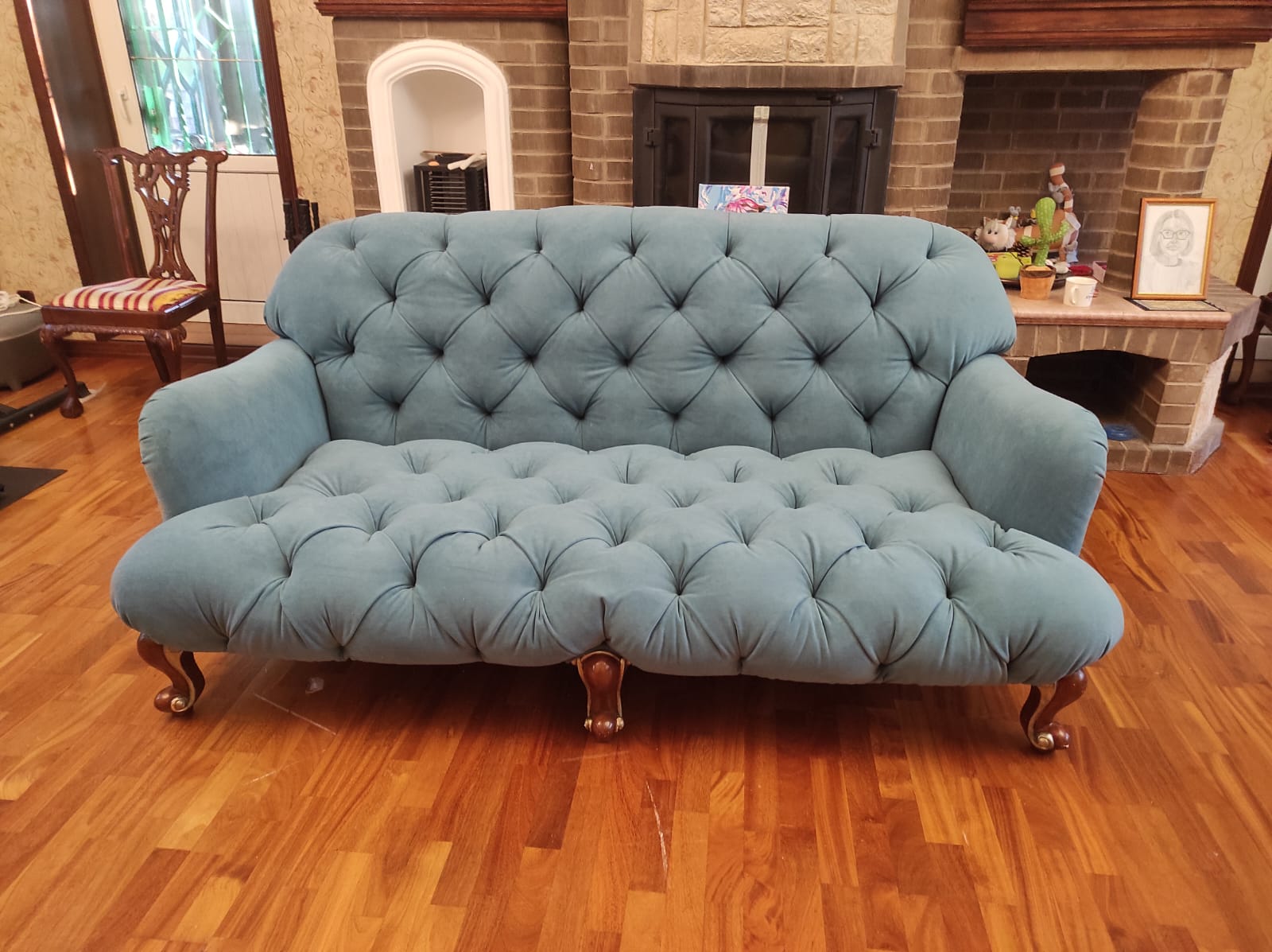 Перетяжка дивана. Марфино